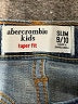 Abercrombie Kids Blue Jeans Size 9 - 10 Slim - photo 3