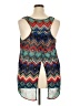 Speed Limit MPH 100% Polyester Teal Sleeveless Blouse Size 2X - photo 2