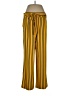Cato Stripes Yellow Casual Pants Size L - photo 1