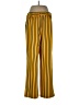 Cato Stripes Yellow Casual Pants Size L - photo 2