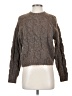 Aqua Tweed Brown Pullover Sweater Size XS - photo 1