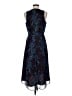 CAbi 100% Polyester Print Blue Cocktail Dress Size 6 - photo 2