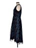 CAbi 100% Polyester Print Blue Cocktail Dress Size 6 - photo 5
