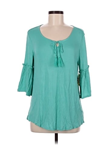 One World 3/4 Sleeve Blouse (view 1)