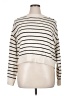 T Tahari Stripes Ivory Pullover Sweater Size XL - photo 1
