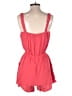 Express Solid Red Romper Size XS - photo 2