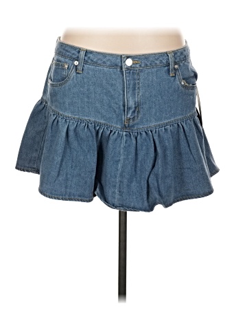 No Boundaries Denim Skirt (view 1)