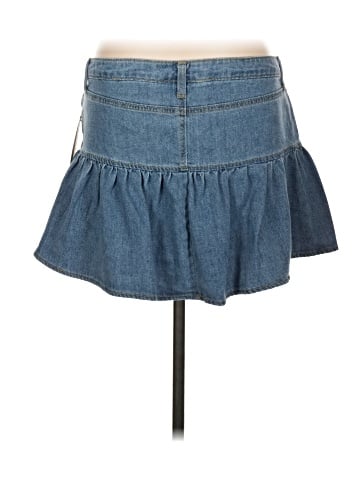 No Boundaries Denim Skirt (view 2)