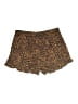 Kittenish 100% Polyester Animal Print Brown Shorts Size L - photo 2