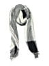 Zara Gray Ivory Scarf One size - photo 1