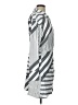 The Drop 100% Polyester Stripes Gray Casual Dress Size L - photo 4