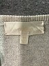 Lisa Todd 100% Cashmere Polka Dots Gray Cashmere Pullover Sweater Size M - photo 7