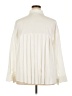 Unbranded Solid Ivory Long Sleeve Blouse Size XXL - photo 2