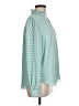 Ann Taylor 100% Polyester Polka Dots Teal Long Sleeve Blouse Size M - photo 4