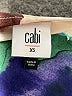 CAbi 100% Polyester Purple Ivory Long Sleeve Blouse Size XS - photo 7