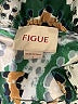 Figue 100% Silk Green Long Sleeve Silk Top Size L - photo 6