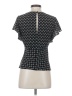 Joie 100% Polyester Houndstooth Black Gray Short Sleeve Turtleneck Size XS - photo 2