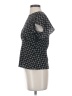 Joie 100% Polyester Houndstooth Black Gray Short Sleeve Turtleneck Size XS - photo 5