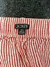 J.Crew 100% Linen Chevron-herringbone Pink Shorts Size XXL - photo 3