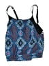 Unbranded Paisley Blue Swimsuit Top Size 2X - photo 1