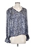 Aqua Blue Long Sleeve Blouse Size S - photo 1