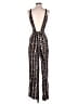 Forever 21 Animal Print Brown Jumpsuit Size S - photo 2