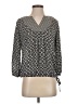 Laundry by Shelli Segal Gray 3/4 Sleeve Blouse Size XS - photo 1