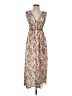 Max Studio Paisley Tan Casual Dress Size XS - photo 1