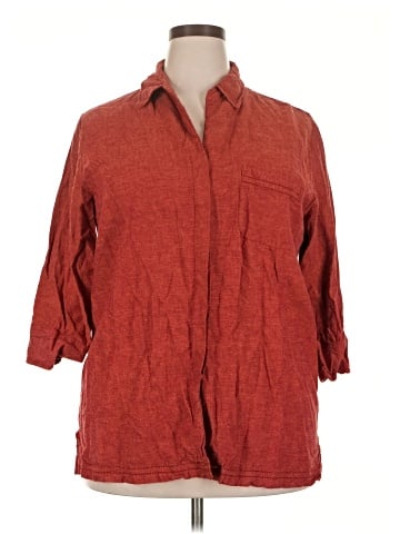 Koret 3/4 Sleeve Button-Down Shirt (view 1)
