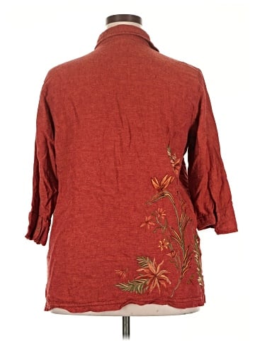 Koret 3/4 Sleeve Button-Down Shirt (view 2)