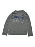 Nike 100% Polyester Gray Long Sleeve T-Shirt Size M (toddler) - photo 1