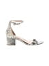 Steve Madden Animal Print Ivory Black Sandals Size 7 1/2 - photo 1