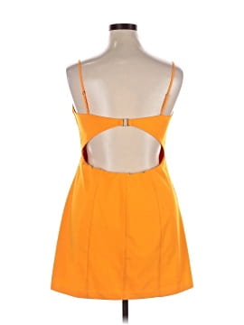 strapless open back dress Short Orange JVN by Jovani Bodycon Beaded Party Dress Orange / 0