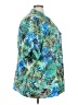 Maggie Barnes Tropical Green Short Sleeve Blouse Size 3X - photo 4