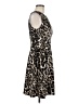 Connected Apparel Animal Print Brown Casual Dress Size 8 - photo 4