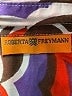 Roberta Freymann Print Orange 3/4 Sleeve Button-Down Shirt Size XL - photo 7