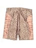 Good American Animal Print Brown Board Shorts Size 7 - photo 2