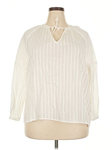 Caslon 3/4 Sleeve Blouse (view 1)