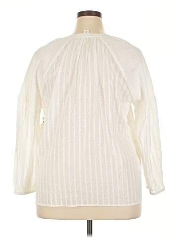 Caslon 3/4 Sleeve Blouse (view 2)