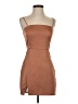 Superdown 100% Polyester Solid Brown Casual Dress Size XS - photo 1