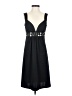 Eyeshadow Solid Black Cocktail Dress Size S - photo 1