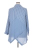 Joan Rivers 100% Polyester Stripes Blue 3/4 Sleeve Blouse Size 2X - photo 2