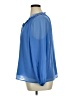 Talbots 100% Polyester Blue 3/4 Sleeve Blouse Size XL (petite) - photo 5