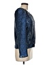IRO Metallic Blue Jacket Size Med (2) - photo 4