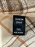 Shein Curve Plaid Tan Coat Size 3X - photo 6