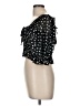 WHYTE VALENTYNE 100% Polyester Black 3/4 Sleeve Blouse Size 6 - photo 5