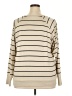 Maurices Stripes Ivory Pullover Sweater Size XXL - photo 2