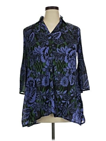 Sunny Leigh 3/4 Sleeve Blouse (view 1)