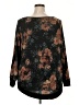 Maurices Floral Black Pullover Sweater Size 20 (2) - photo 2
