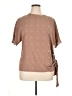 Unbranded Brown Short Sleeve Blouse Size XL - photo 1